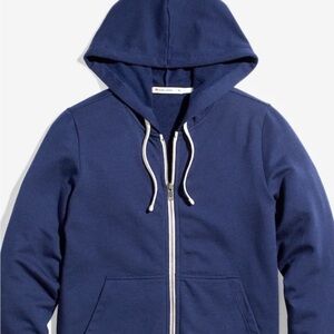 Marine Layer Women's Zip Up Sweater in Navy
